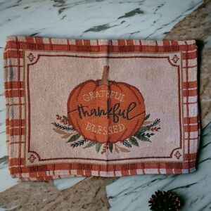 Set of 4 Embroidered Tapestry Placemats